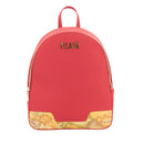 Zaino Donna 1A Classe Alviero Martini linea Frost Geo in Tessuto Gommato Rosso Scuro LE02