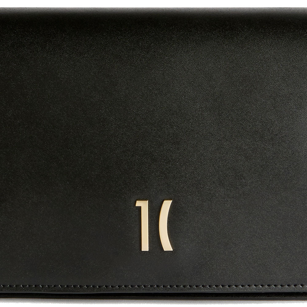 Borsa Donna a Tracolla con Patta 1A Classe Alviero Martini linea Winter Lux in Pelle Nera LE04