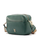 Borsa Donna a Tracolla 1A Classe Alviero Martini linea Winter Lux in Pelle Verde Bottiglia LE05