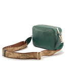 Borsa Donna a Tracolla 1A Classe Alviero Martini linea Winter Lux in Pelle Verde Bottiglia LE05