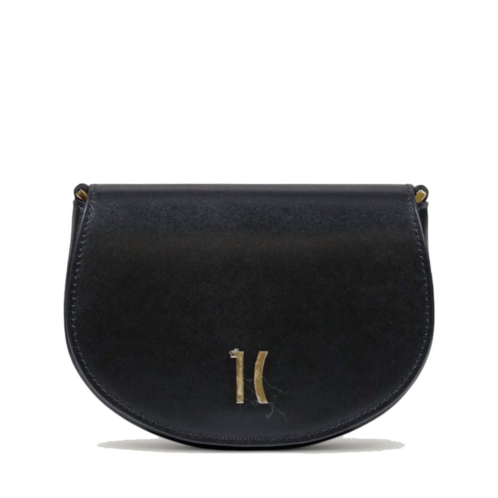 Borsa Donna Tonda a Tracolla 1A Classe Alviero Martini linea Winter Lux in Pelle Nera LE06