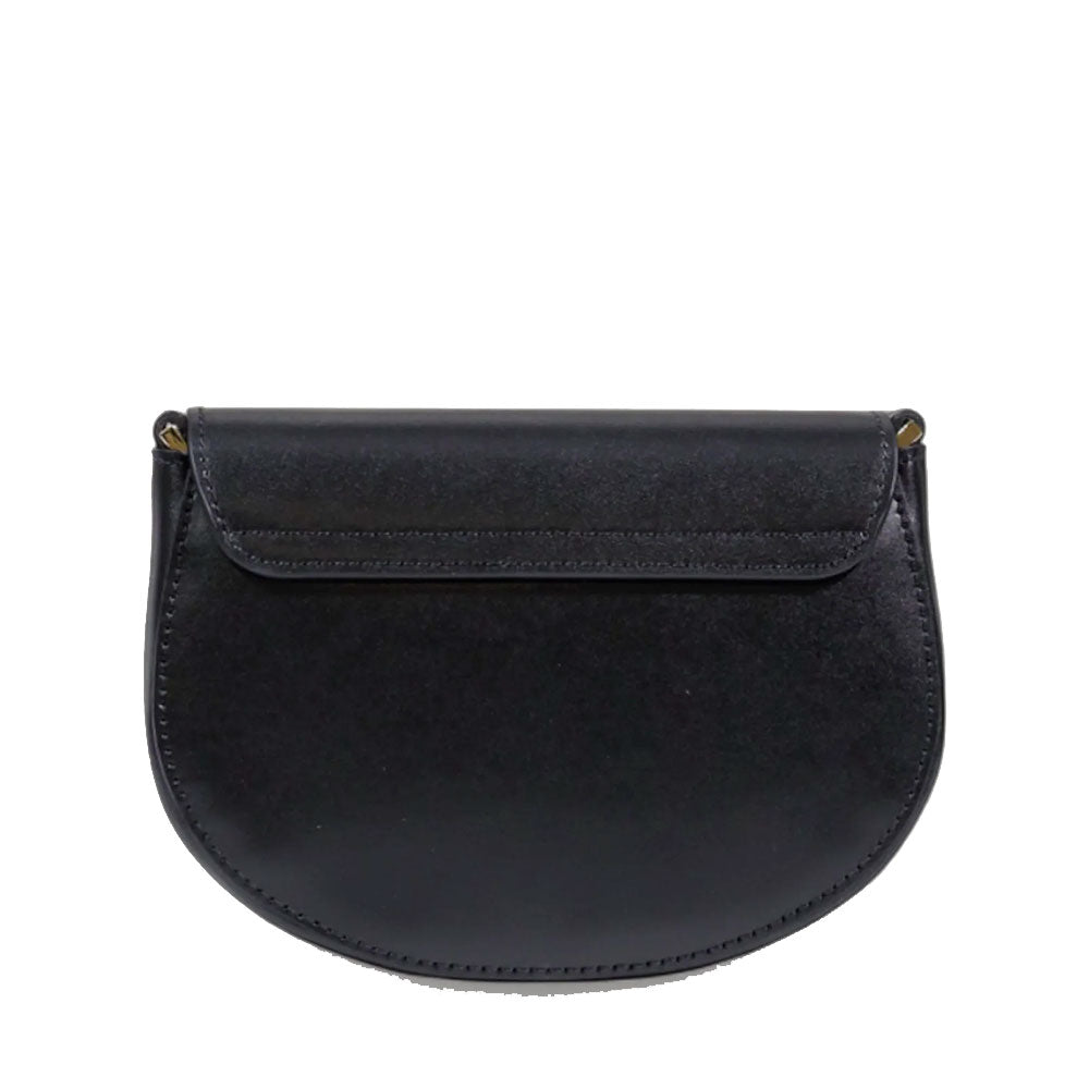 Borsa Donna Tonda a Tracolla 1A Classe Alviero Martini linea Winter Lux in Pelle Nera LE06