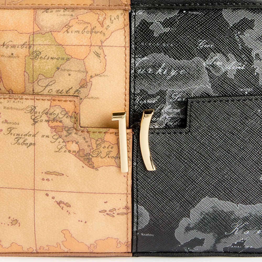 Borsa Donna a Tracolla 1A Classe Alviero Martini linea Eclipse Geo stampa Geo Night e Geo Classic LE25