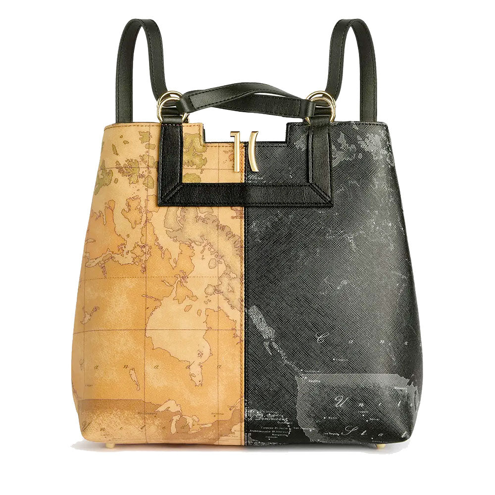 Zaino Donna Doppia Portabilità 1A Classe Alviero Martini linea Eclipse Geo stampa Geo Night e Geo Classic LE26