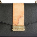 Borsa Donna a Tracolla 1A Classe Alviero Martini linea Jolly Bag stampa Saffiano Nera LE27