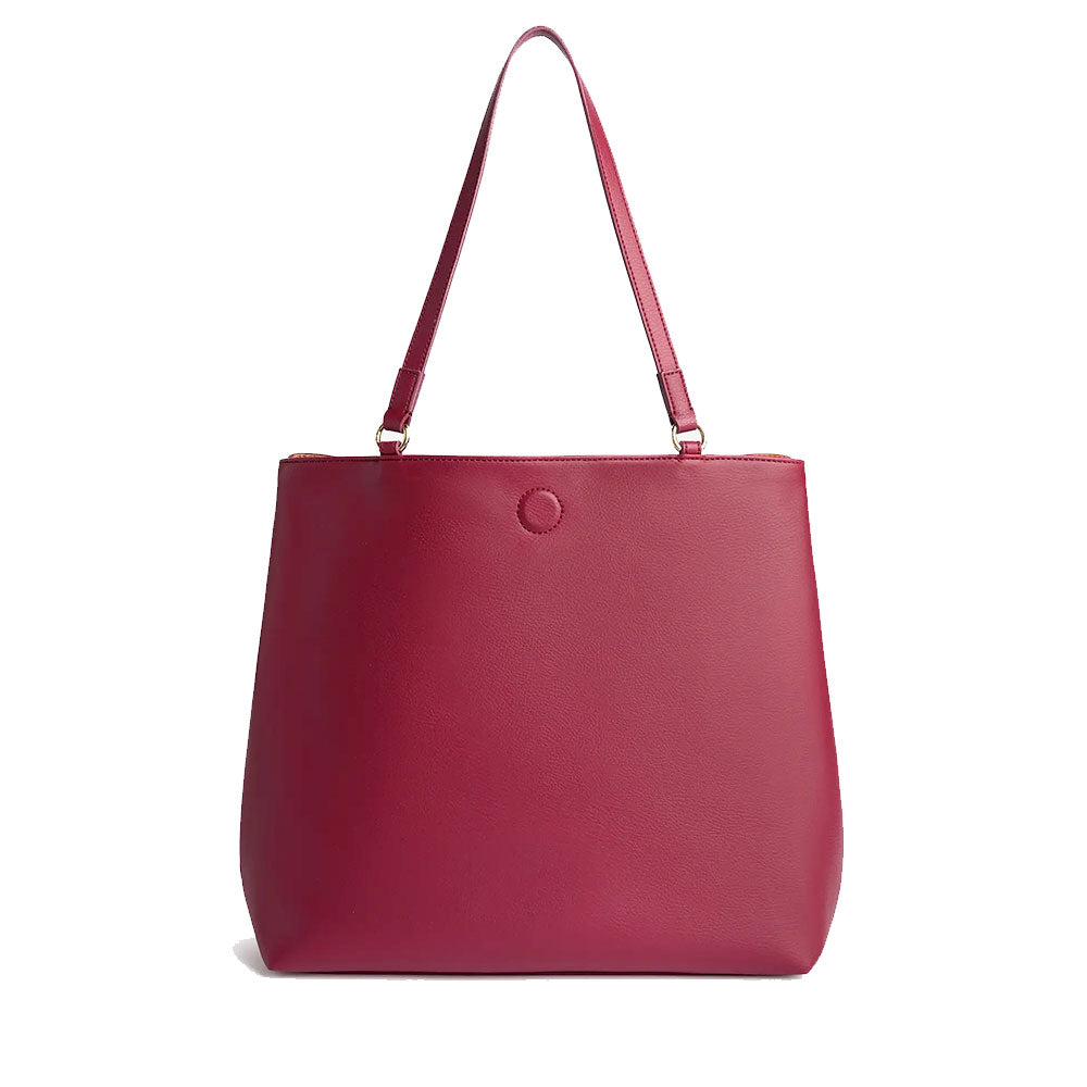 Shopping Bag Reversibile 1A Classe Alviero Martini linea Soft Twist Rossa e Geo Classic LE28