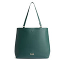 Shopping Bag Reversibile 1A Classe Alviero Martini linea Soft Twist Verde e Geo Classic LE28