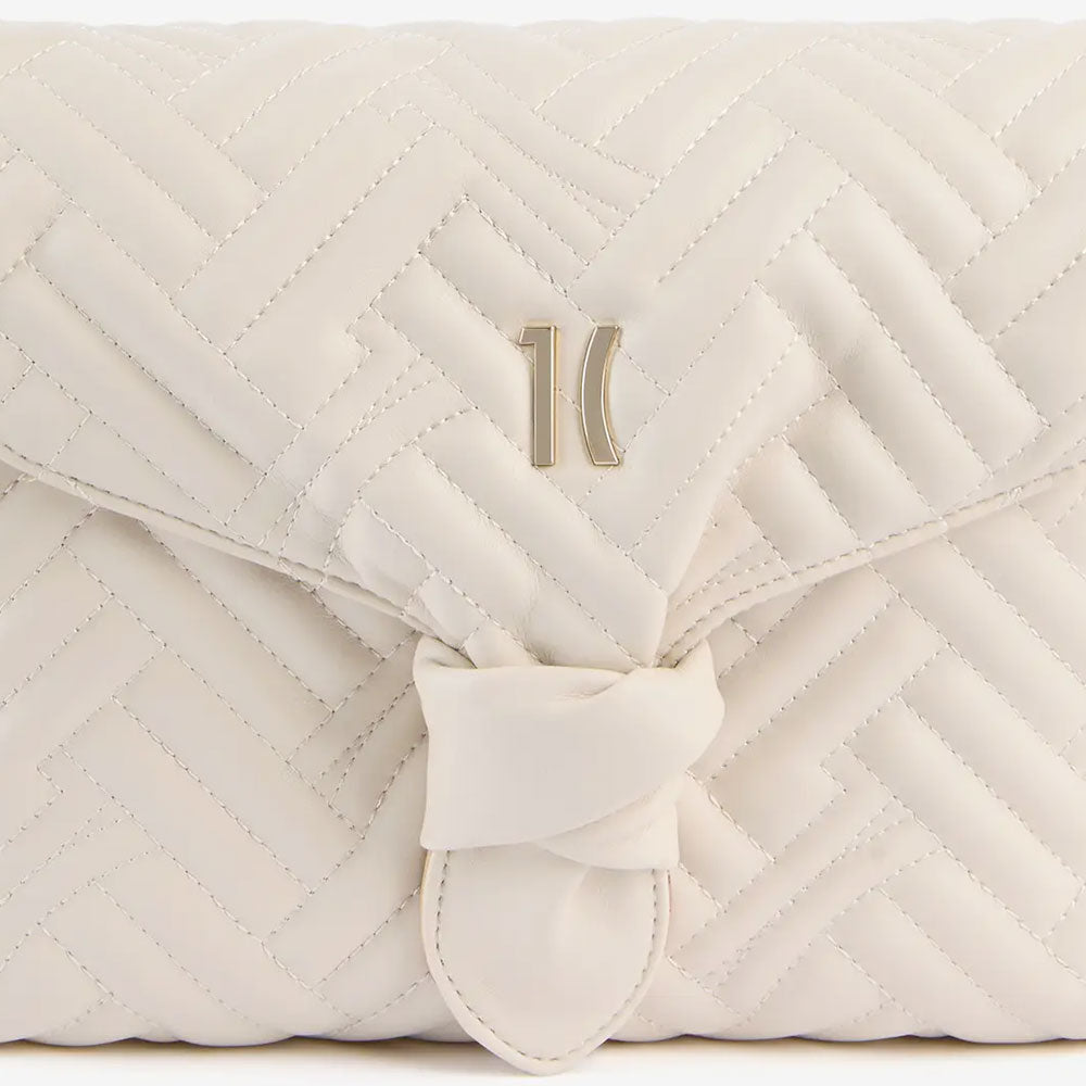 Borsa Donna a Tracolla 1A Classe Alviero Martini linea 1C Urban Glow Trapuntata Avorio LE39