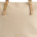 Shopping Bag Donna 1A Classe Alviero Martini linea Golden Dune effetto Intrecciato Sabbia LE42