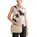 Borsa Donna a Tracolla 1A Classe Alviero Martini linea Golden Dune effetto Intrecciato Sabbia LE43