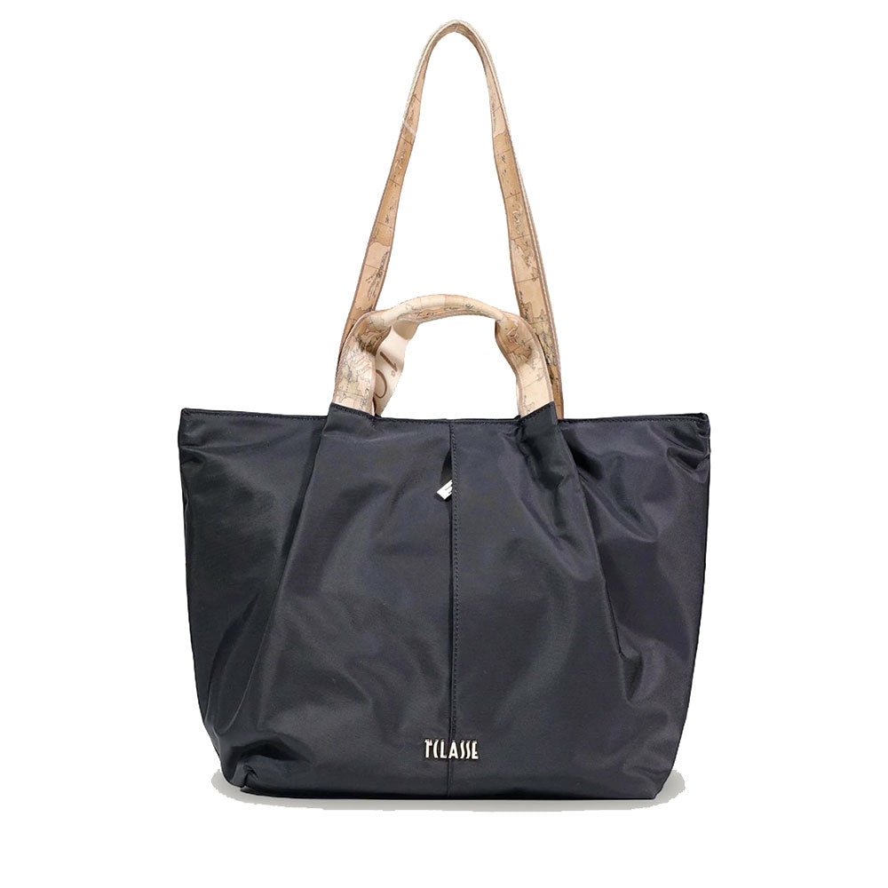 Shopping Bag 1A Classe Alviero Martini linea Breeze Nylon Nero LE45