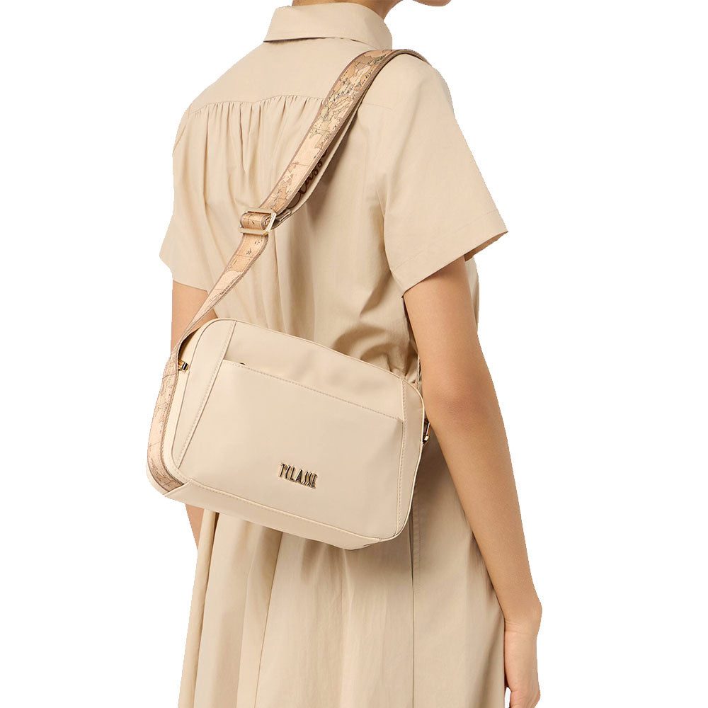 Borsa Donna a Tracolla 1A Classe Alviero Martini linea Breeze Nylon Sabbia LE47