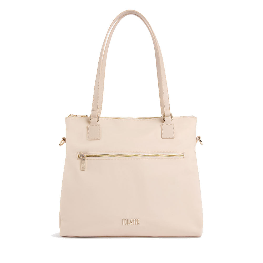 Borsa Donna Shopping Tripla Portabilità 1A Classe Alviero Martini linea Breeze Nylon Sabbia LE48