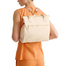 Borsa Donna Shopping Tripla Portabilità 1A Classe Alviero Martini linea Breeze Nylon Sabbia LE48