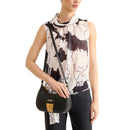 Borsa Donna Mezzaluna Piccola a Tracolla 1A Classe Alviero Martini linea Bloom City Nero LE50