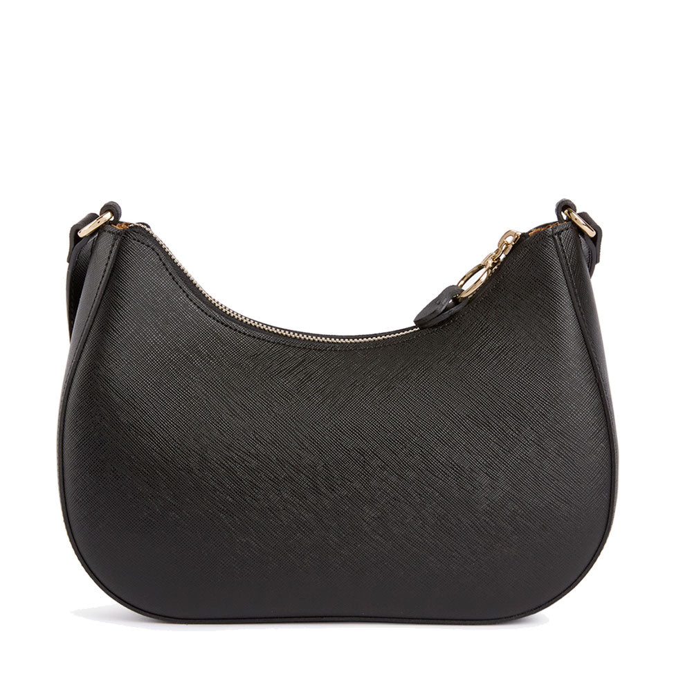 Borsa Donna Mezzaluna Piccola a Tracolla 1A Classe Alviero Martini linea Bloom City Nero LE50