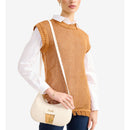 Borsa Donna Mezzaluna Piccola a Tracolla 1A Classe Alviero Martini linea Bloom City Avorio LE50