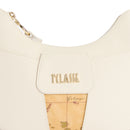 Borsa Donna Mezzaluna Piccola a Tracolla 1A Classe Alviero Martini linea Bloom City Avorio LE50