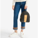 Zaino Donna 1A Classe Alviero Martini linea Bloom City Nero LE52