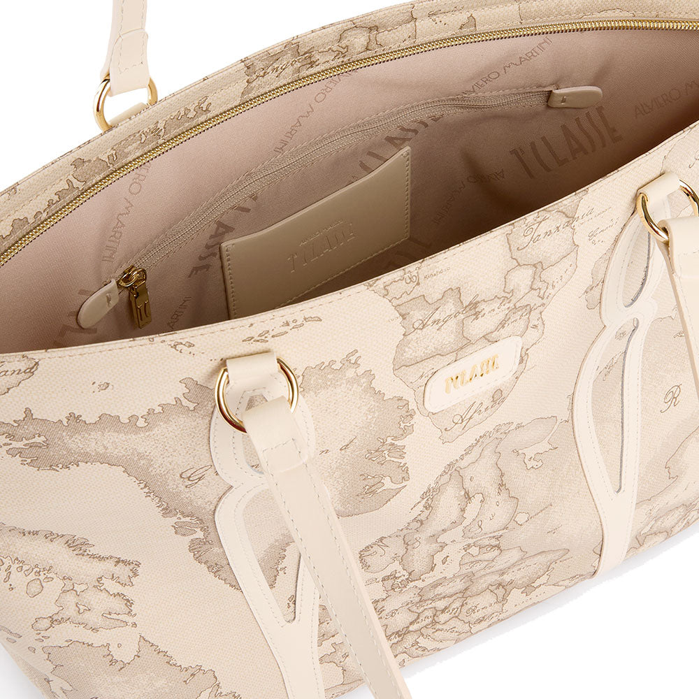 Shopping Bag Donna 1A Classe Alviero Martini linea Soft Petals in Tessuto Soft Geo Safari LE53