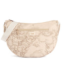 Borsa Donna Mezzaluna Grande 1A Classe Alviero Martini linea Soft Petals in Tessuto Soft Geo Safari LE54