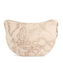 Borsa Donna Mezzaluna Grande 1A Classe Alviero Martini linea Soft Petals in Tessuto Soft Geo Safari LE54