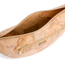 Borsa Donna Mezzaluna Grande 1A Classe Alviero Martini linea Soft Petals in Tessuto Soft Geo Classic e Cuoio LE54