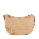 Borsa Donna Mezzaluna Media 1A Classe Alviero Martini linea Soft Petals in Tessuto Soft Geo Classic e Cuoio LE55