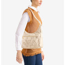 Borsa Donna Sottospalla 1A Classe Alviero Martini linea Soft Petals in Tessuto Soft Geo Safari LE58