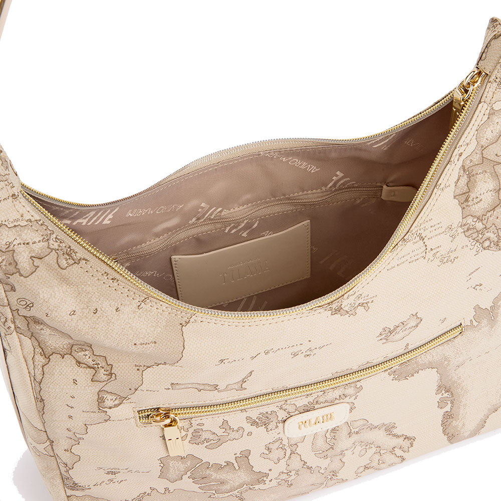 Borsa Donna Sottospalla 1A Classe Alviero Martini linea Soft Petals in Tessuto Soft Geo Safari LE58