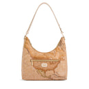 Borsa Donna Sottospalla 1A Classe Alviero Martini linea Soft Petals in Tessuto Soft Geo Classic e Avorio LE58