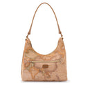 Borsa Donna Sottospalla 1A Classe Alviero Martini linea Soft Petals in Tessuto Soft Geo Classic e Cuoio LE58