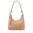 Borsa Donna Sottospalla 1A Classe Alviero Martini linea Soft Petals in Tessuto Soft Geo Classic e Cuoio LE58