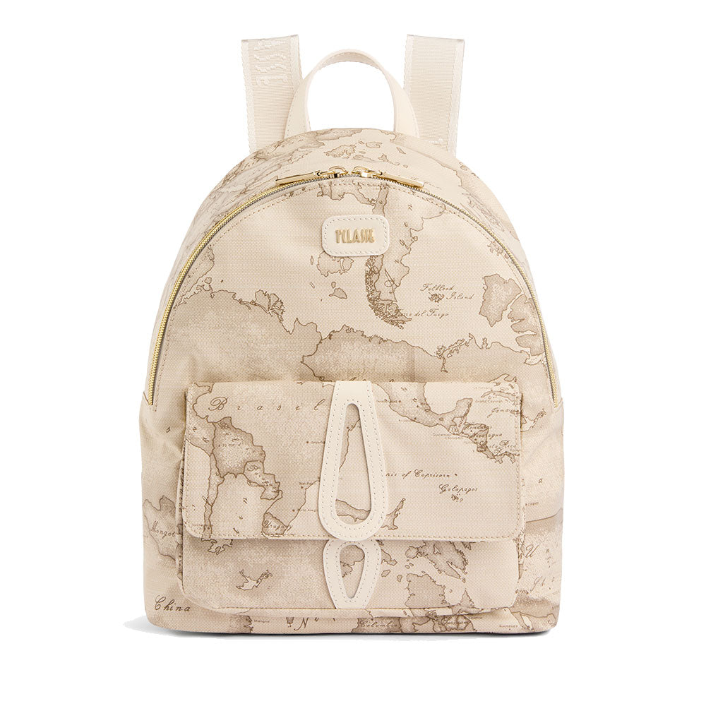 Zaino Donna 1A Classe Alviero Martini linea Soft Petals in Tessuto Soft Geo Safari LE59