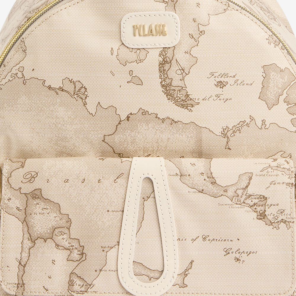 Zaino Donna 1A Classe Alviero Martini linea Soft Petals in Tessuto Soft Geo Safari LE59