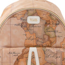 Zaino Donna 1A Classe Alviero Martini linea Soft Petals in Tessuto Soft Geo Classic e Avorio LE59