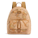 Zaino Donna 1A Classe Alviero Martini linea Soft Petals in Tessuto Soft Geo Classic e Cuoio LE59