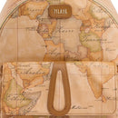 Zaino Donna 1A Classe Alviero Martini linea Soft Petals in Tessuto Soft Geo Classic e Cuoio LE59