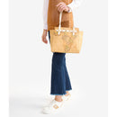 Shopping Bag Donna 1A Classe Alviero Martini linea Escape Geo stampa Geo Classic e Avorio LE60
