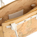 Shopping Bag Donna 1A Classe Alviero Martini linea Escape Geo stampa Geo Classic e Avorio LE60