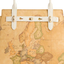 Shopping Bag Donna 1A Classe Alviero Martini linea Escape Geo stampa Geo Classic e Avorio LE60