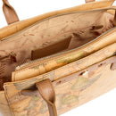 Shopping Bag Donna 1A Classe Alviero Martini linea Escape Geo stampa Geo Classic e Cuoio LE60