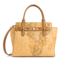 Borsa Donna a Mano 1A Classe Alviero Martini linea Escape Geo stampa Geo Classic e Cuoio LE61