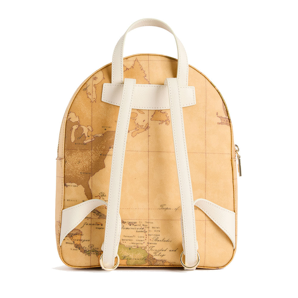 Zaino Donna 1A Classe Alviero Martini linea Escape Geo stampa Geo Classic e Avorio LE64