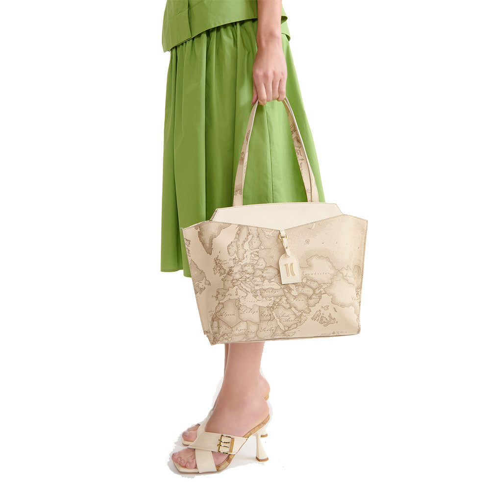 Shopping Bag 1A Classe Alviero Martini linea Rituals Geo colore Geo Safari LE66