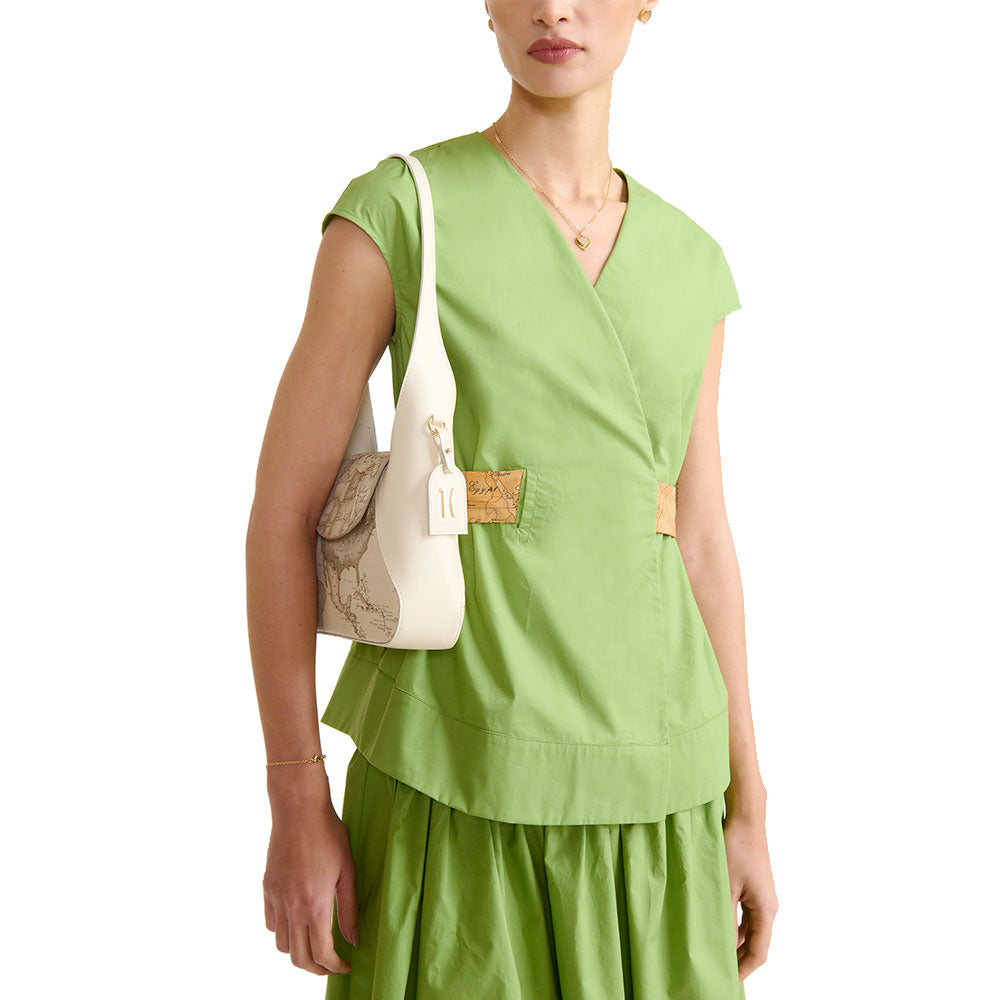 Borsa Sottospalla 1A Classe Alviero Martini linea Rituals Geo colore Geo Safari LE69