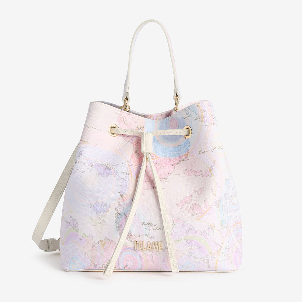 Borsa Secchiello Donna 1A Classe Alviero Martini linea Geo Dots Art Multicolor LE70