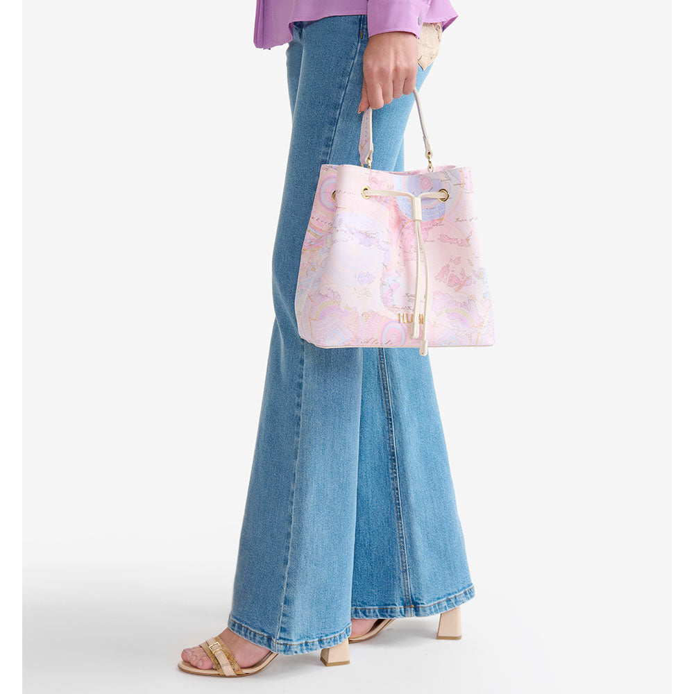 Borsa Secchiello Donna 1A Classe Alviero Martini linea Geo Dots Art Multicolor LE70