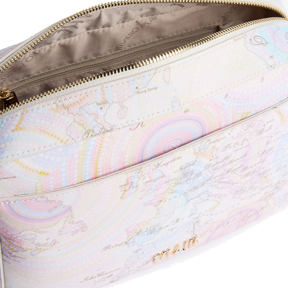 Borsa Donna a Tracolla 1A Classe Alviero Martini linea Geo Dots Art Multicolor LE72