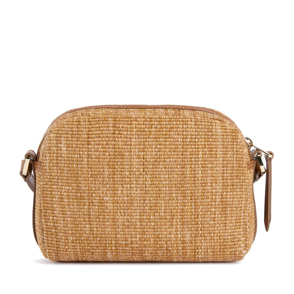 Borsa a Tracolla 1A Classe Alviero Martini linea Rafia Coast color Cuoio LE92